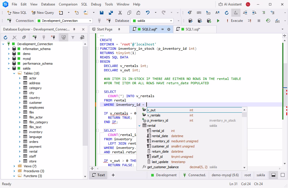 overview-database-development